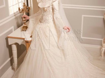 FEDORA abiye gelinlik